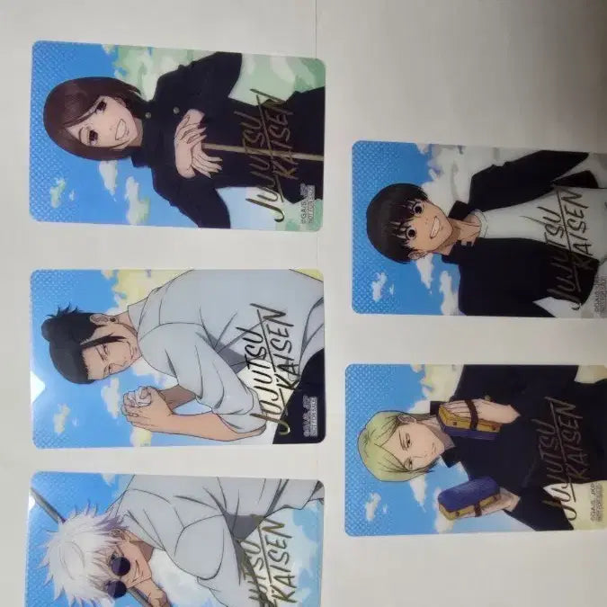 [BUNJANG] Jujutsu Kaisen Character Card Set / 주술회전 캐릭터 카드 5종 청소. 고죠, 게토, 쇼코, 나나미, 하이바라