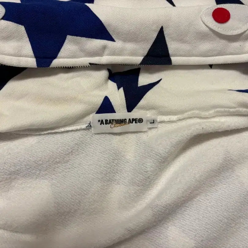 [BUNJANG] BAPE Star Pattern Shark Hoodie Zip-up / 베이프 스타 패턴 샤크 후드 집업