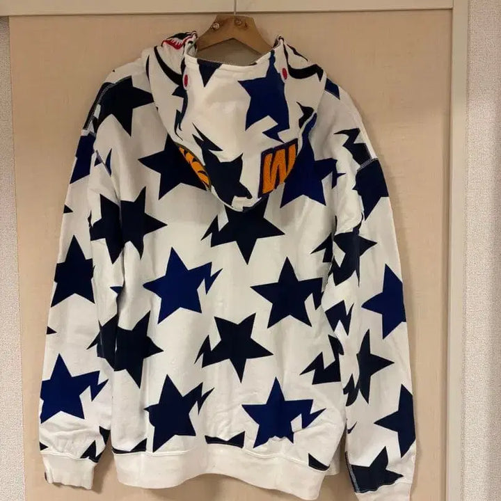 [BUNJANG] BAPE Star Pattern Shark Hoodie Zip-up / 베이프 스타 패턴 샤크 후드 집업