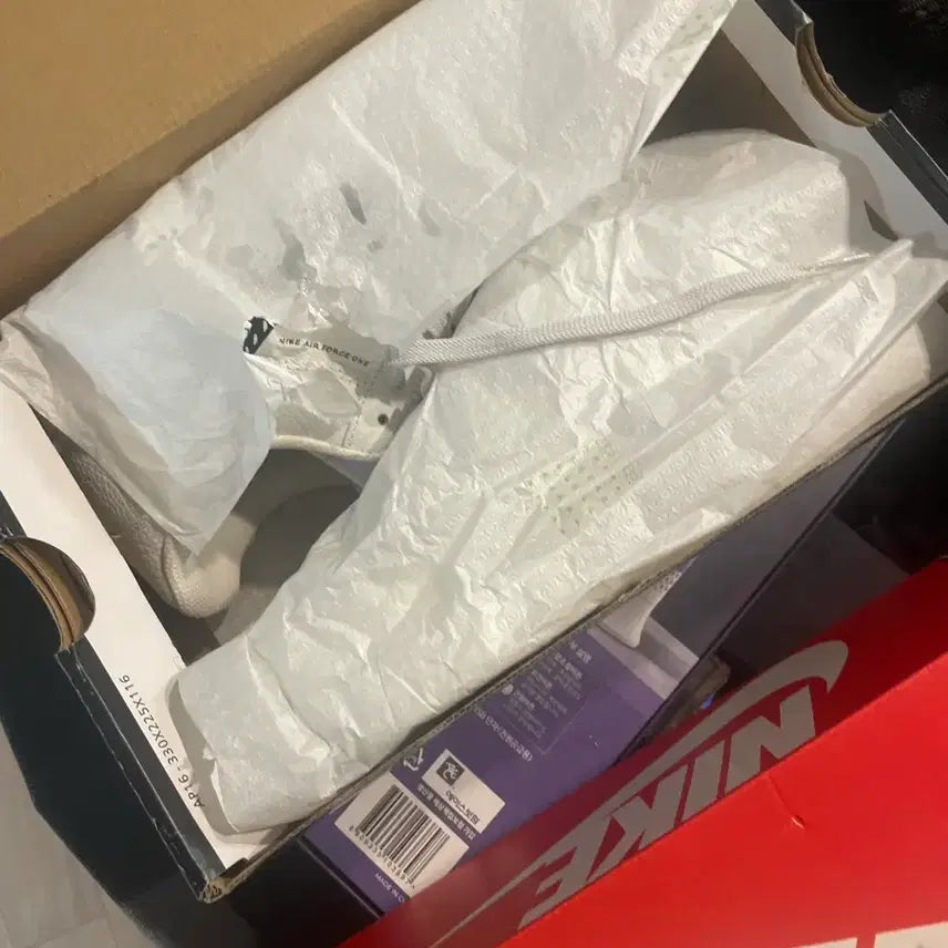 [BUNJANG] Nike Air Force 1 Sketch Low White Black Sneakers / 나이키 애어포스 1 스케치 로우 화이트 블랙