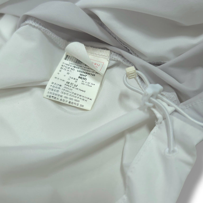 [BUNJANG] Umbro White Arm Logo Half-Zip Hoodie Windbreaker Anorak / [95] 엄브로 화이트 암 로고 하프집업 후드 바람막이 아노락