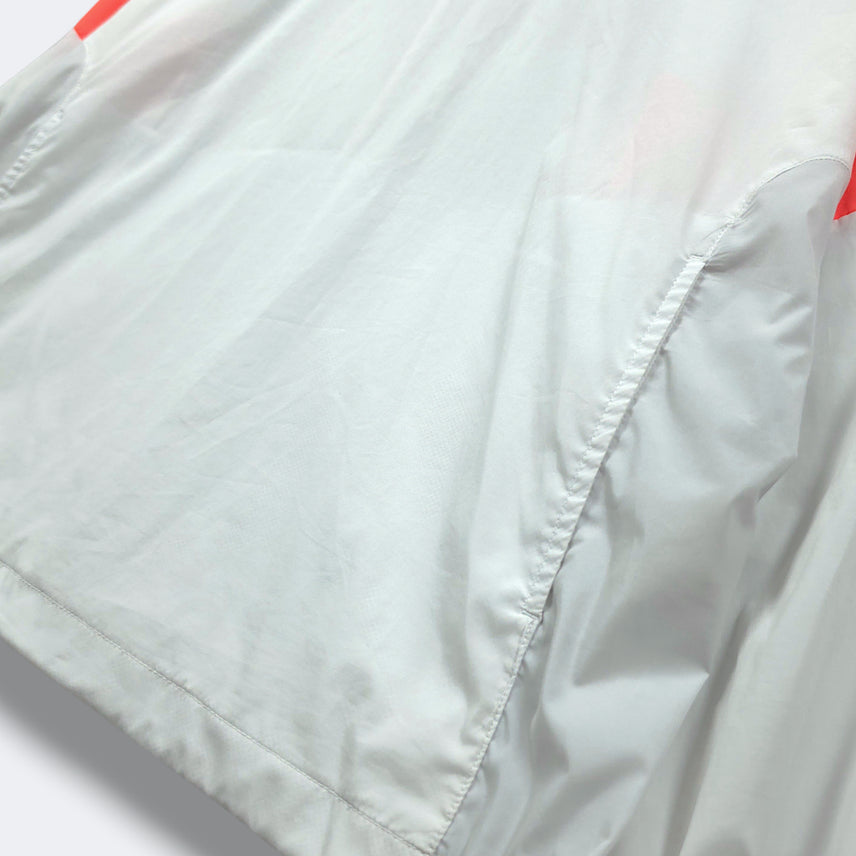 [BUNJANG] Umbro White Arm Logo Half-Zip Hoodie Windbreaker Anorak / [95] 엄브로 화이트 암 로고 하프집업 후드 바람막이 아노락