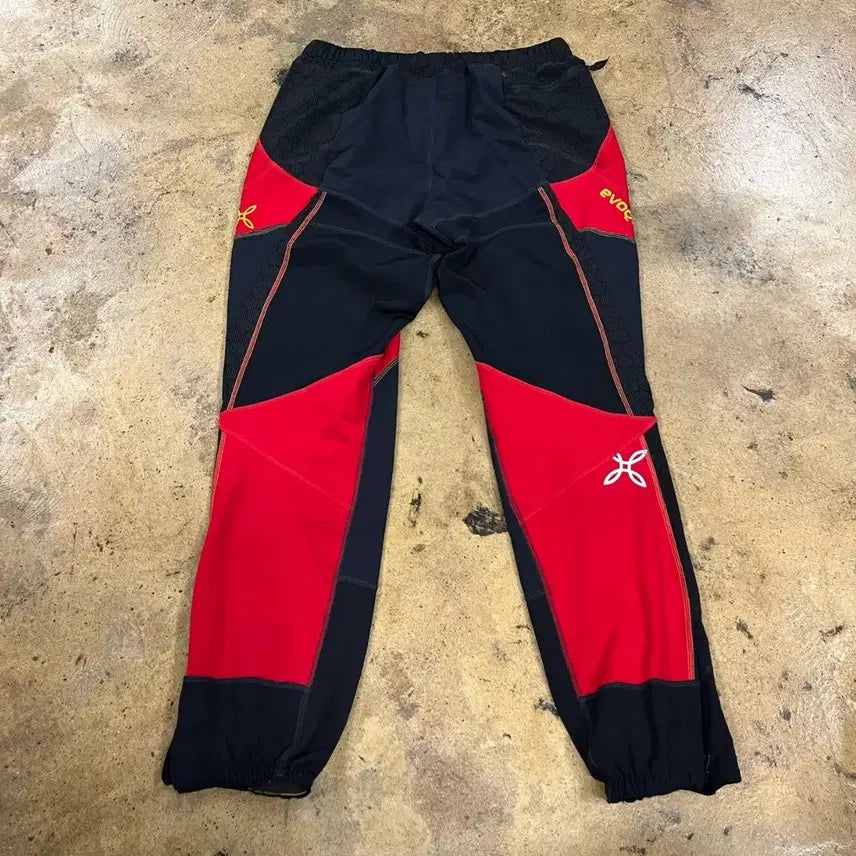 [BUNJANG] Montura Red Black Functional Training Pants / [정품/L] 몬츄라 레드 블랙 기능성 트레이닝 바지