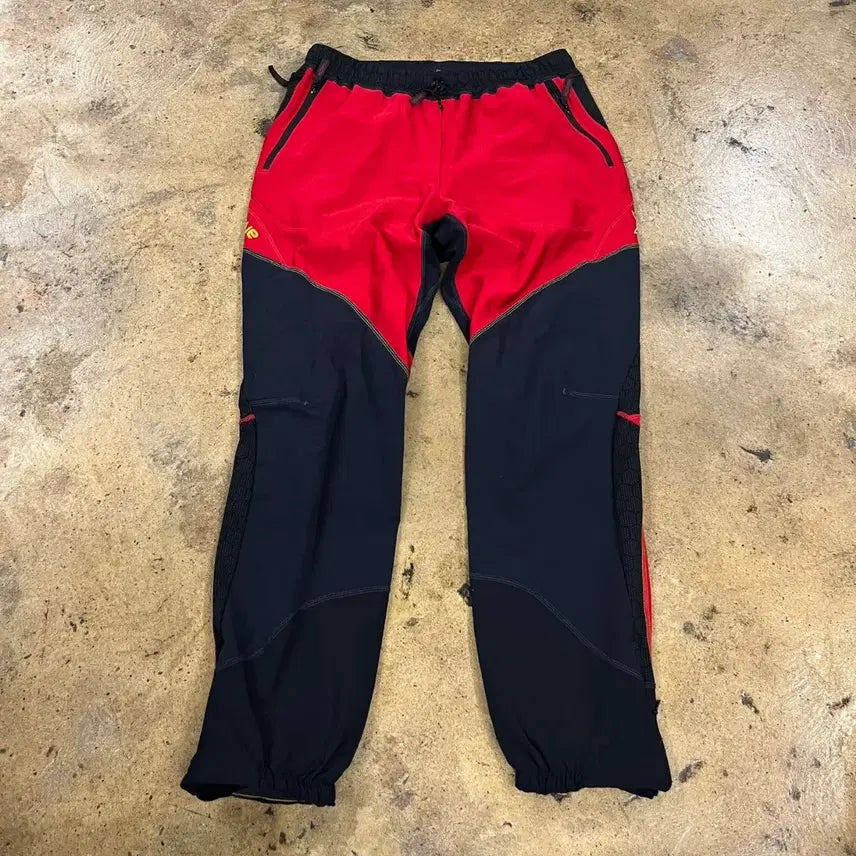 [BUNJANG] Montura Red Black Functional Training Pants / [정품/L] 몬츄라 레드 블랙 기능성 트레이닝 바지