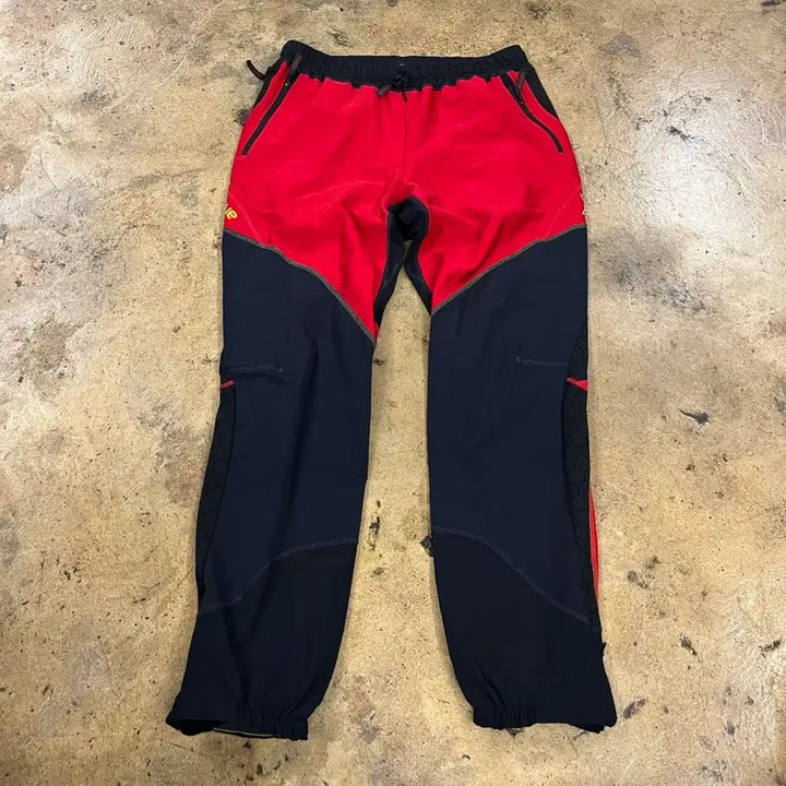 [BUNJANG] Montura Red Black Functional Training Pants / [정품/L] 몬츄라 레드 블랙 기능성 트레이닝 바지