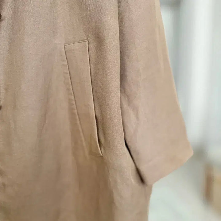 [BUNJANG] Plastic Island Brown Trench Coat / Plastic Island 밝은 밤색 트렌치