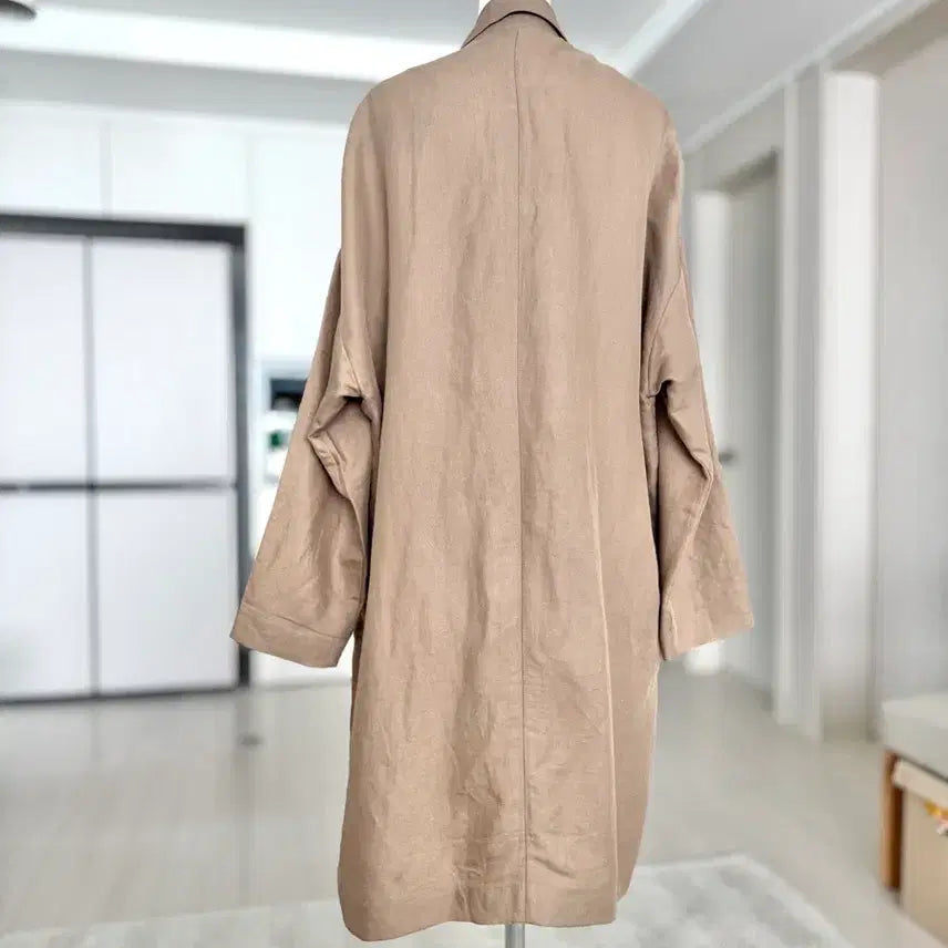 [BUNJANG] Plastic Island Brown Trench Coat / Plastic Island 밝은 밤색 트렌치