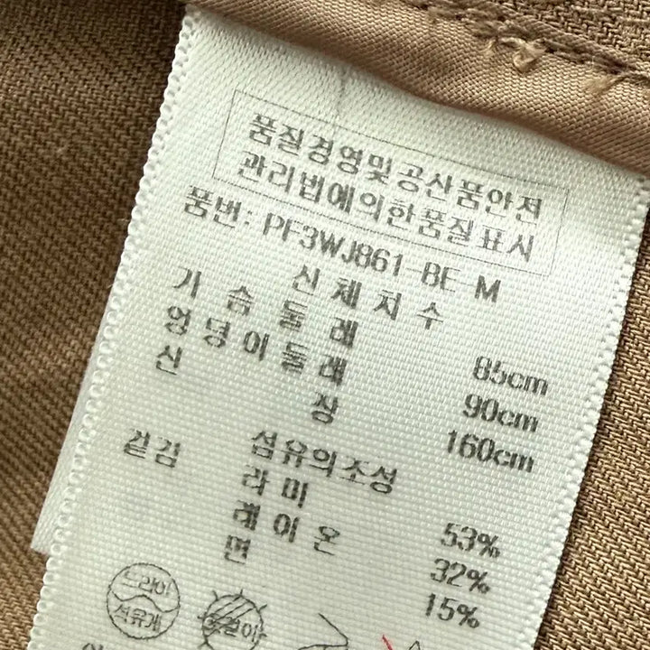 [BUNJANG] Plastic Island Brown Trench Coat / Plastic Island 밝은 밤색 트렌치