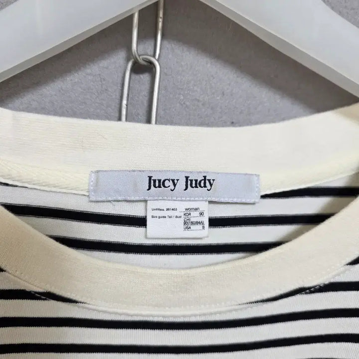 [BUNJANG] Juicy Judy Striped Sweatshirt / 쥬시쥬디 줄무늬 맨투맨 90  n4723
