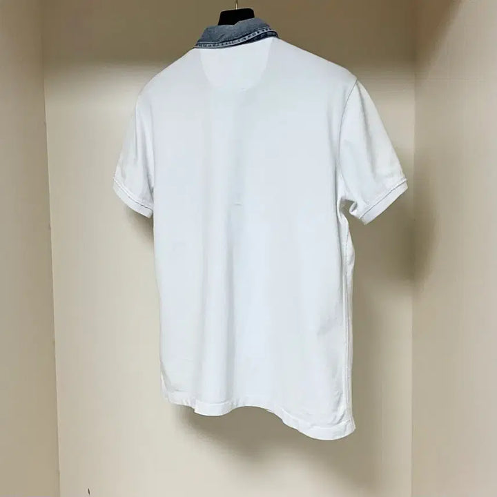 [BUNJANG] DIESEL Denim Collar Polo Shirt / [DIESEL] Denim Collar Polo Shirt