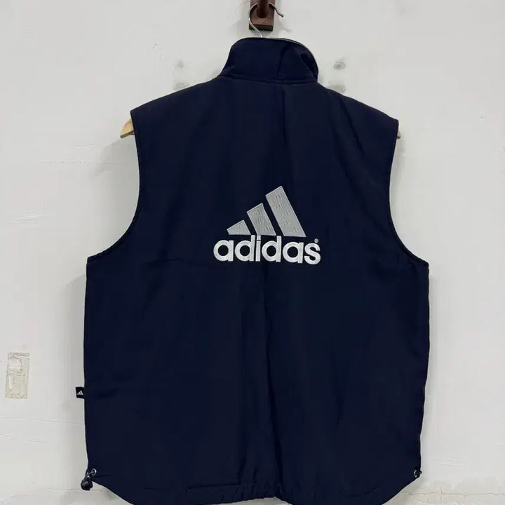 [BUNJANG] Adidas 90s Big Logo Zip-up Vest / (95-100)아디다스 90s 빅로고 집업조끼