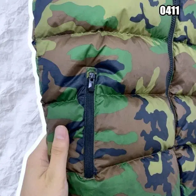 [BUNJANG] Nike Jordan Camouflage Vest Padded / M 나이키 조던 카모플라쥬 배색 조끼 패딩