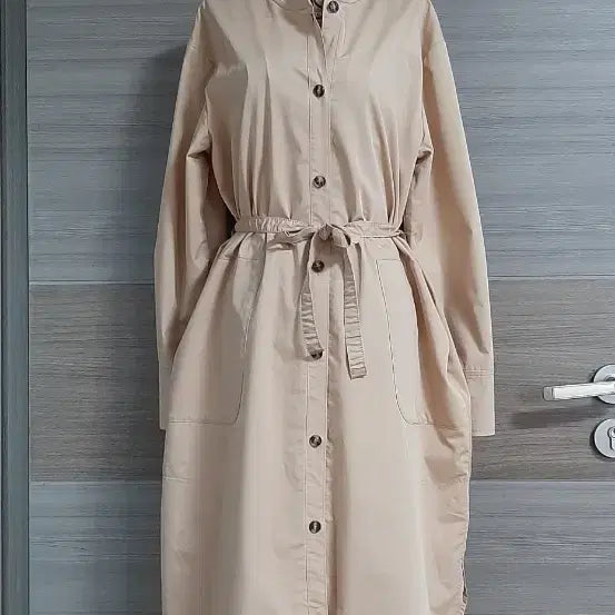 [SOLD OUT] 앤클라인 베이지 빅포켓 원피스 상태최상