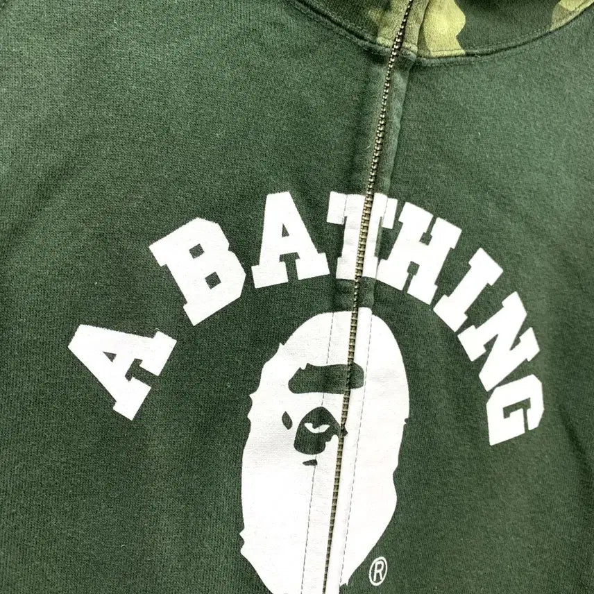 [BUNJANG] BAPE Color Camo Relaxed Fit Full Zip Hoodie / 베이프 컬러 카모 릴렉스드 핏 풀 집 후드