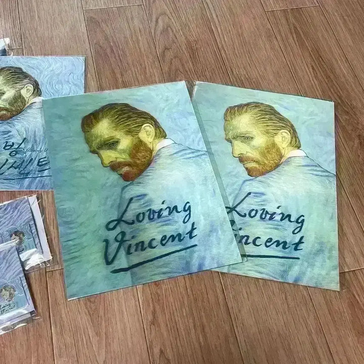 [BUNJANG] Loving Vincent Package Set / 러빙빈센트 뱃지 패키지 오리지널티켓 오티 홀로그램 포스터 리미티드티켓