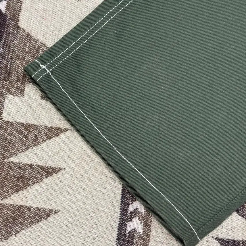 [SOLD OUT] 케이엔드 히로이 더블니 와이드 팬츠 카키