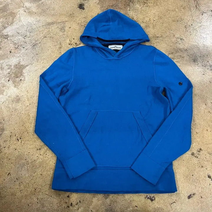 [SOLD OUT] [정품/M] 스톤아일랜드 블루 후드티