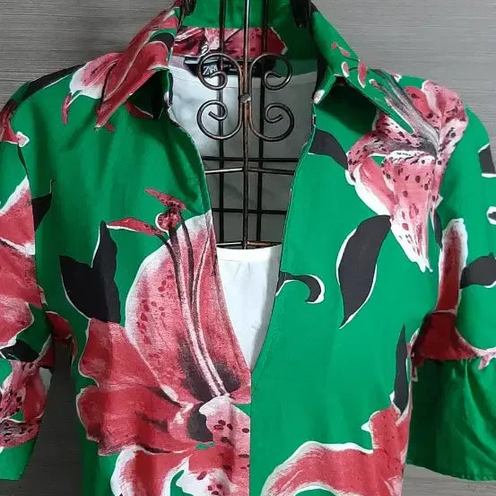 [SOLD OUT] 자라 플라워 원피스 상태최상