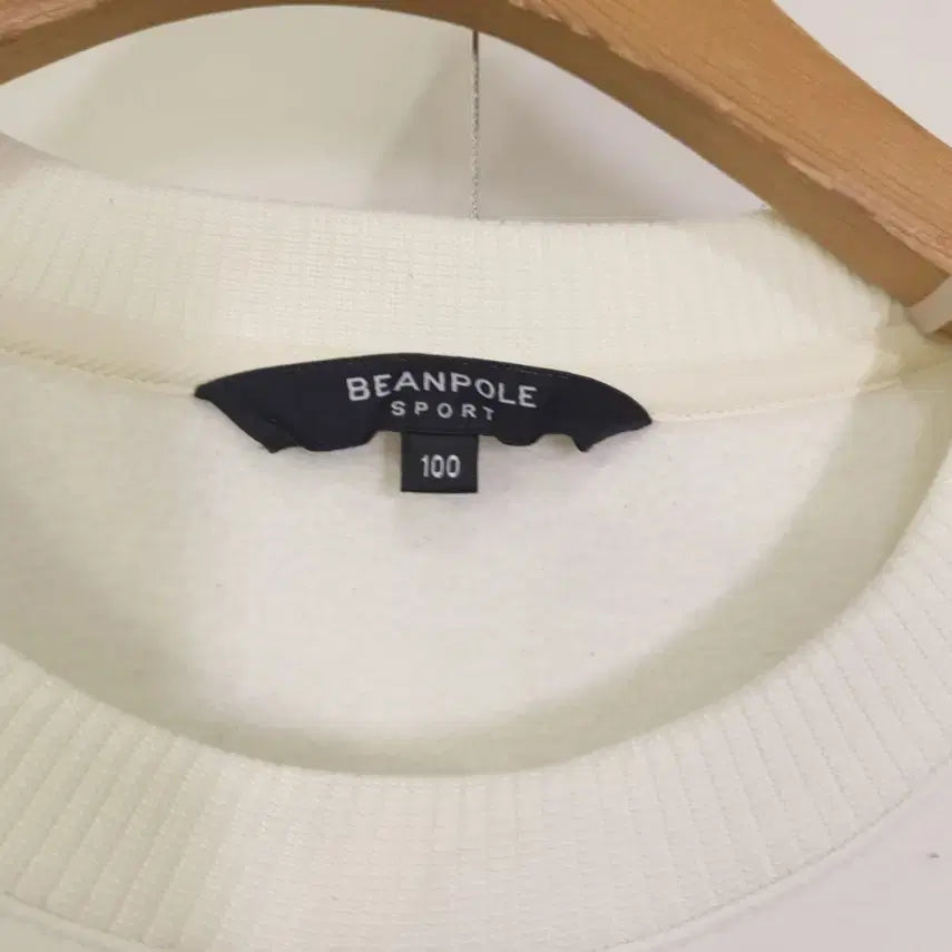 [BUNJANG] Beanpole Sports White Sweatshirt / 빈폴스포츠 흰색 맨투맨