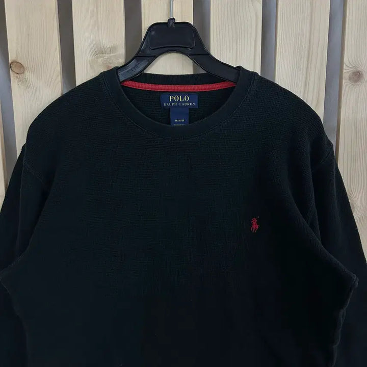 [BUNJANG] Polo Ralph Lauren Black Waffle Long Sleeve T-Shirt / (M) 폴로 랄프로렌 블랙 와플 롱슬리브 티셔츠