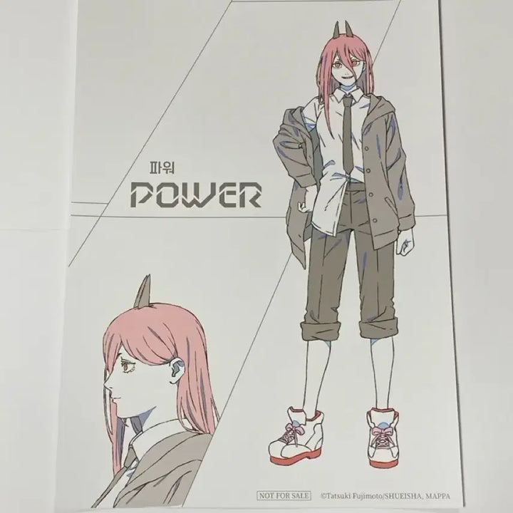 [BUNJANG] Chainsaw Man Denji Makima Aki Power A4 Illustration Poster Set / 체인소맨 팝업 특전 A4 원화 포스터 4종(덴지, 마키마, 아키, 파워)