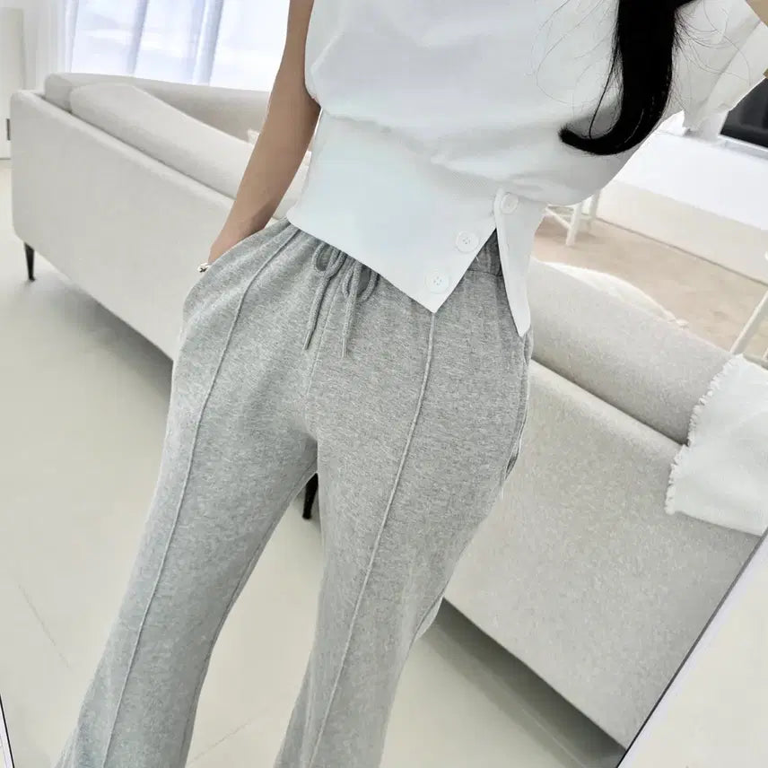 [BUNJANG] Ably Holly Crop Top T-shirt / 에이블리 홀리 반팔 단추 크롭 트임 허리잘록 버튼 맨투맨 티셔츠 국내