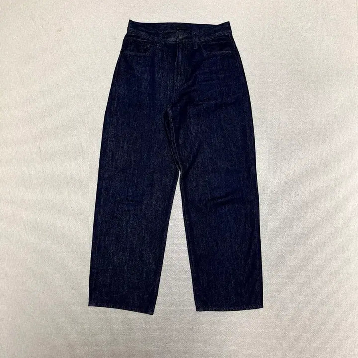 [BUNJANG] Uniqlo Wide Straight Jeans Blue 28 / [유니클로] 와이드스트레이트진 68 블루 28