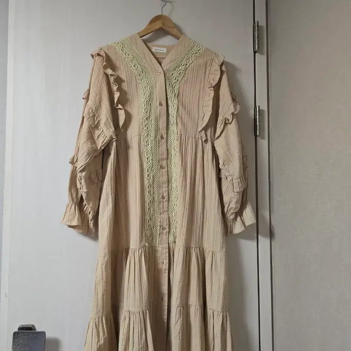 [BUNJANG] Angel Lace Long Dress / ( 55-77size)Angel 레이스 롱 원피스
