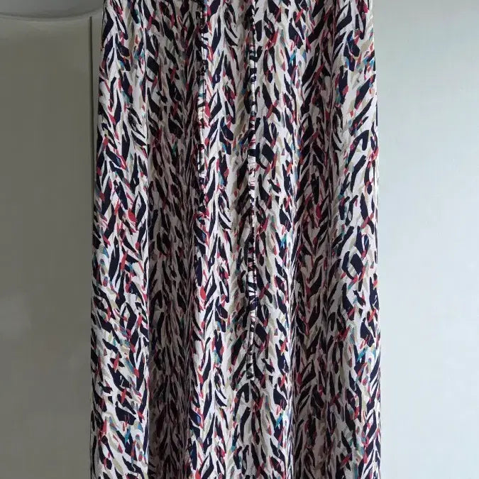 [BUNJANG] Blackout Pattern Long Skirt / 블랙아웃 패턴 롱 스커트 F
