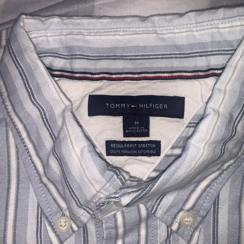[BUNJANG] Tommy Hilfiger 타미힐피거 스트라이프 긴팔남방 105 사이즈 / Tommy Hilfiger 타미힐피거 스트라이프 긴팔남방 105 사이즈