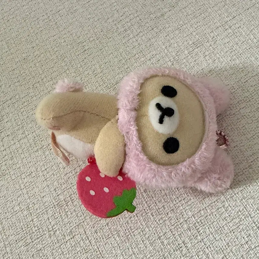 [BUNJANG] 코리락쿠마 이치고 딸기 키링 / 코리락쿠마 이치고 딸기 키링