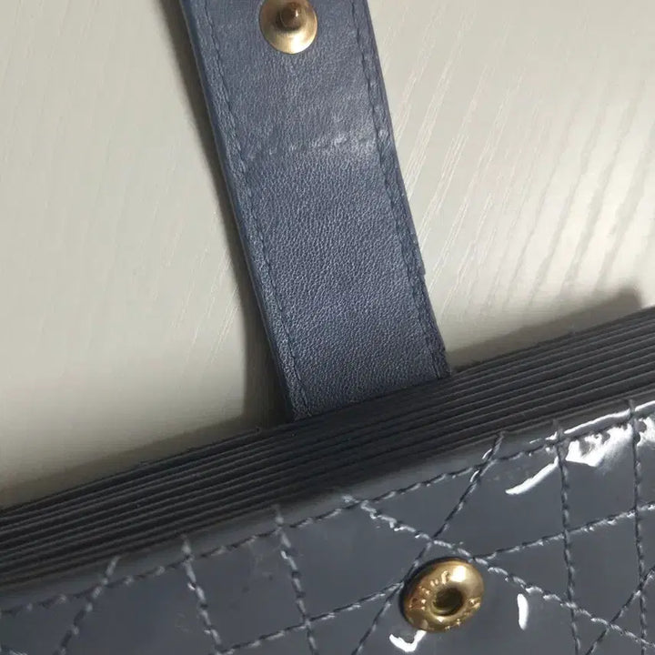 [SOLD OUT] (W) 디올 5거싯 아코디언 카드홀더 에나멜 S0074OVRB