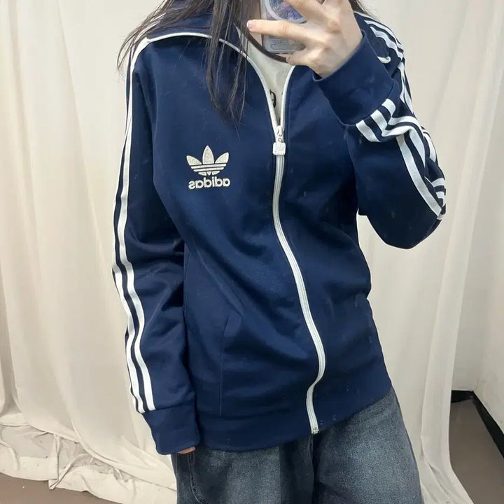 [BUNJANG] Adidas Europa Navy Jersey / 아디다스 네이비 유로파 져지