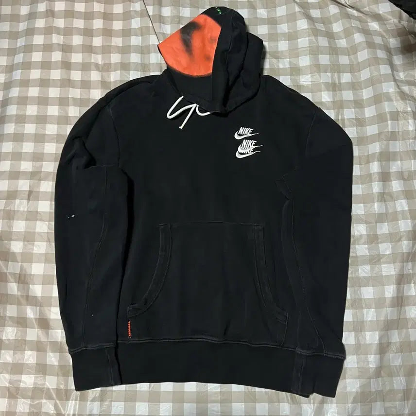 [BUNJANG] Nike World Tour Hoodie M Black Sweatshirt / 나이키 월드투어 후드티 M 블랙 후드 후디 맨투맨 스웻