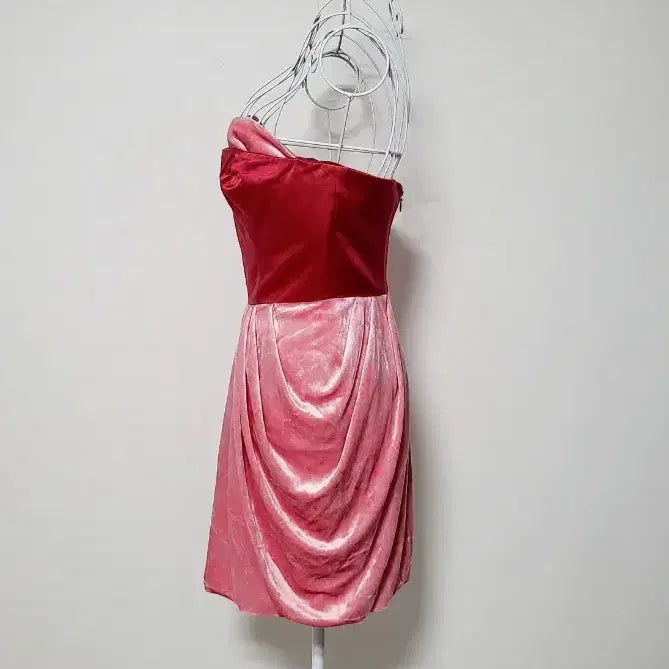 [SOLD OUT] juicy velour 벨루어 벨벳 핑크 원피스