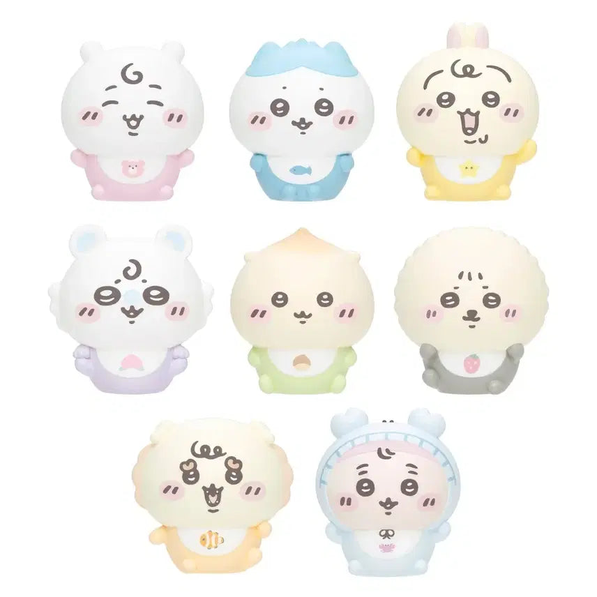 [BUNJANG] Baby Chiikawa Soft Vinyl Figure Set / 추가금X/덤증정) 베이비 치이카와 신상 소프비 공구 하치와레 랏코 모몽가