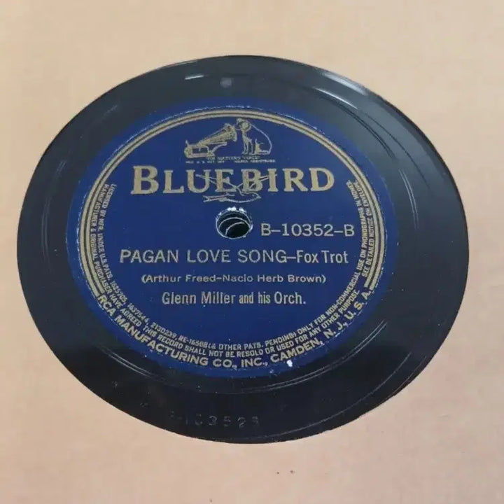 [BUNJANG] Bluebird Glenn Miller Careless Fox Trot 78rpm Record Bundle / 블루버드 글렌 밀러 Careless 폭스 트롯 sp돌판 10장 일괄판매