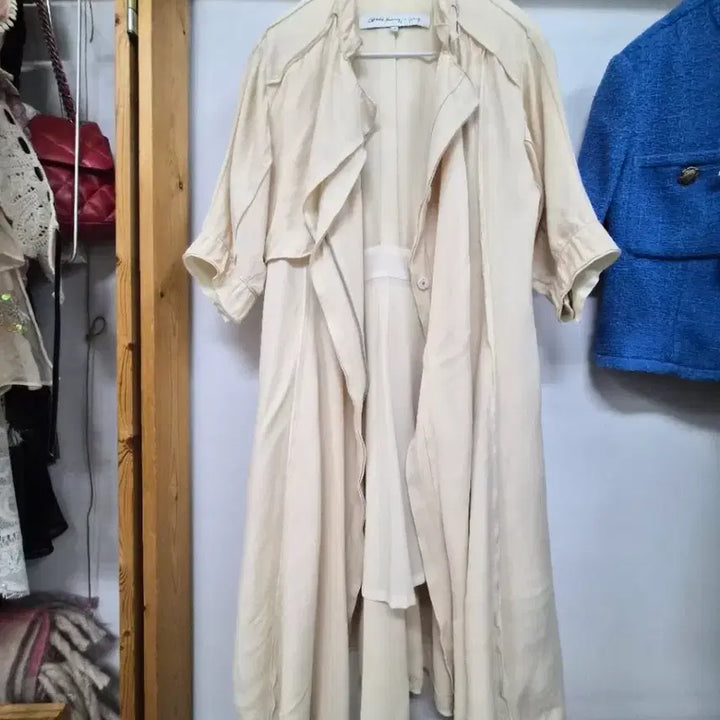 [BUNJANG] Obze One-Piece Zip Trench Outer / 오브제 원피스 집업 트렌치아우터