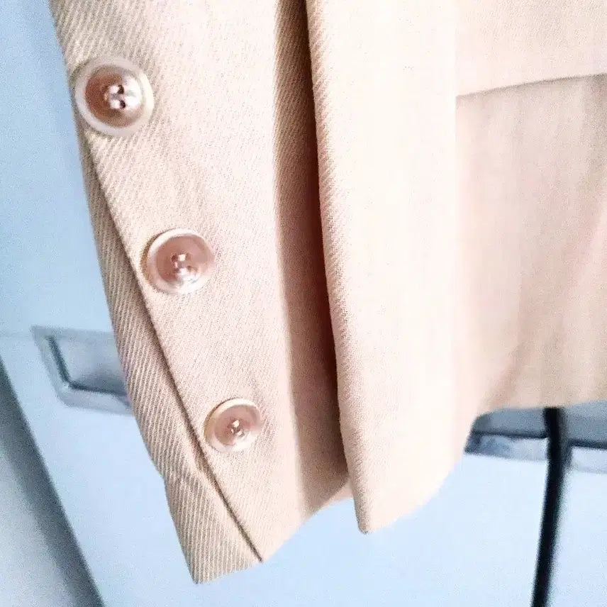 [BUNJANG] Like More Beige Linen Jacket / 라이크모어 베이지색 린넨자켓