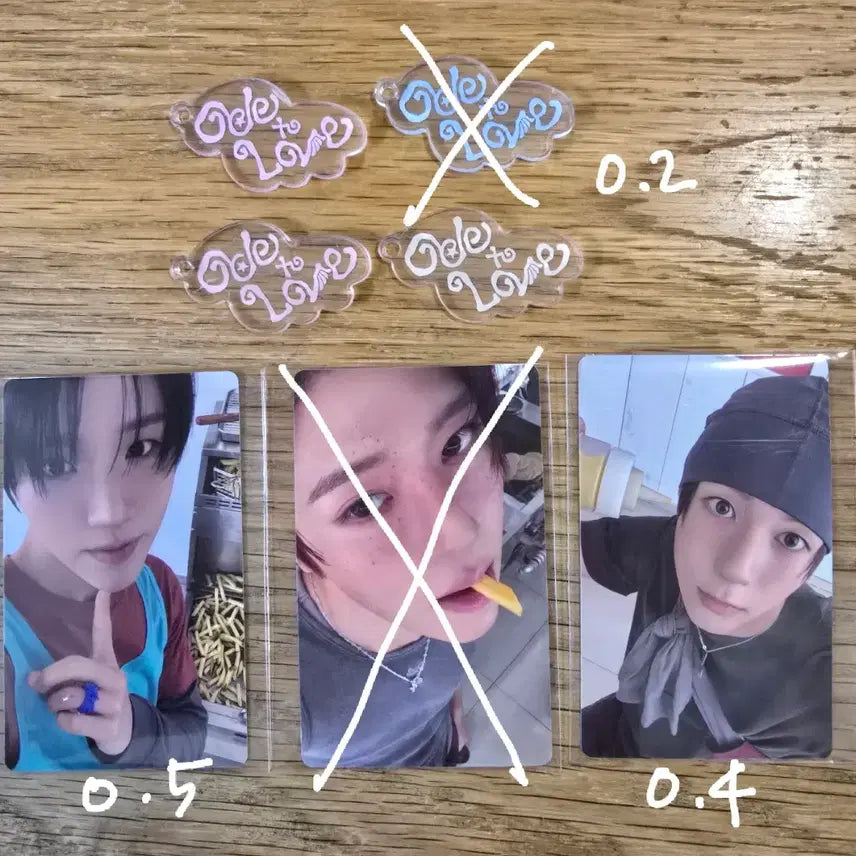[SOLD OUT] 엔시티 위시 오투럽 위버스 럭드 시온 재희 료 아크릴 키링 양도