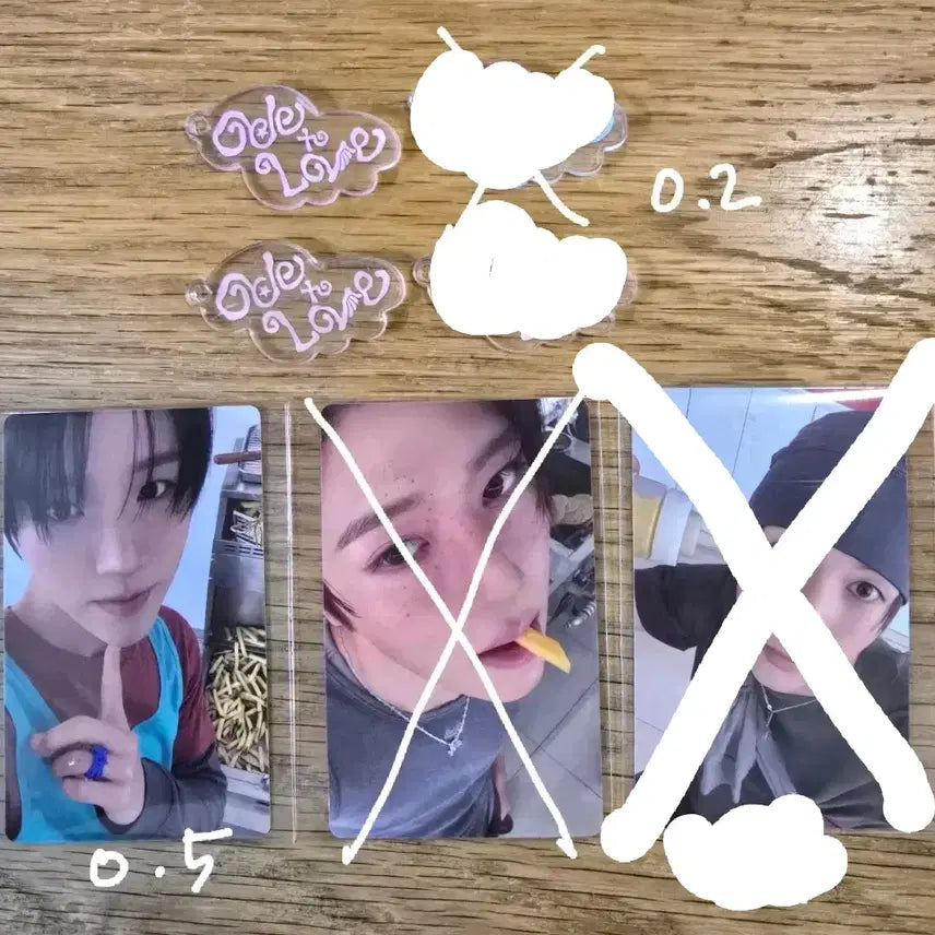 [SOLD OUT] 엔시티 위시 오투럽 위버스 럭드 시온 재희 료 아크릴 키링 양도