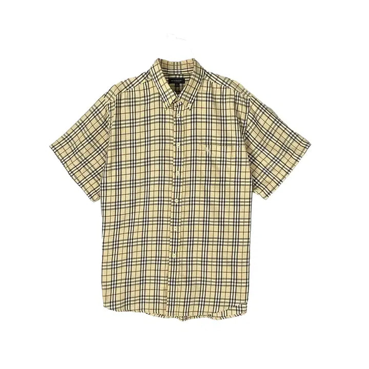 [BUNJANG] Burberry Short Sleeve Shirt (L) / 1085. 버버리 반팔셔츠 (L)