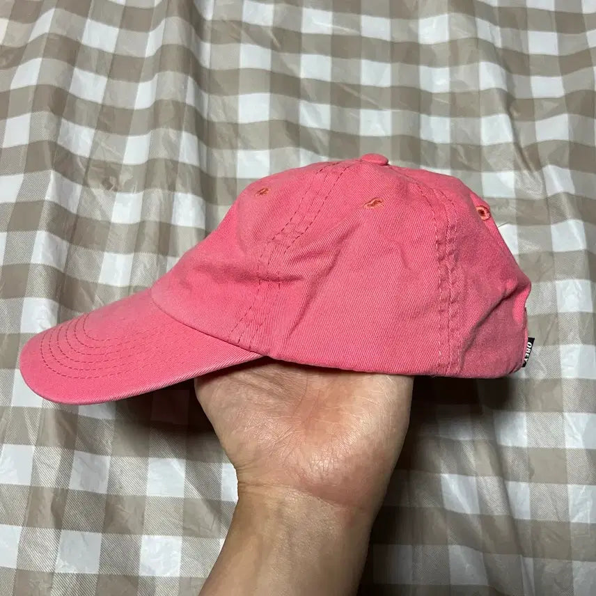 [BUNJANG] OBEY Pink Ball Cap Hat / 오베이 OBEY 핑크 볼캡 모자 분홍 빈티지 스트릿