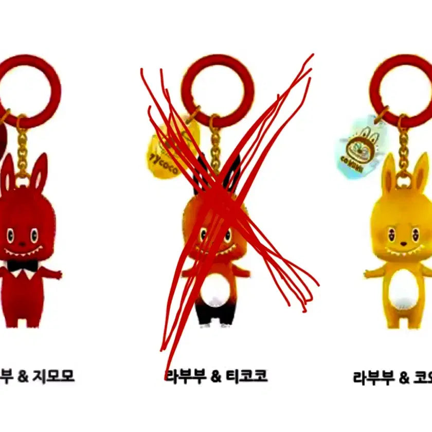 [BUNJANG] Labubu Monster 10th Anniversary Keyring / 라부부몬스터 10주년 기념 키링