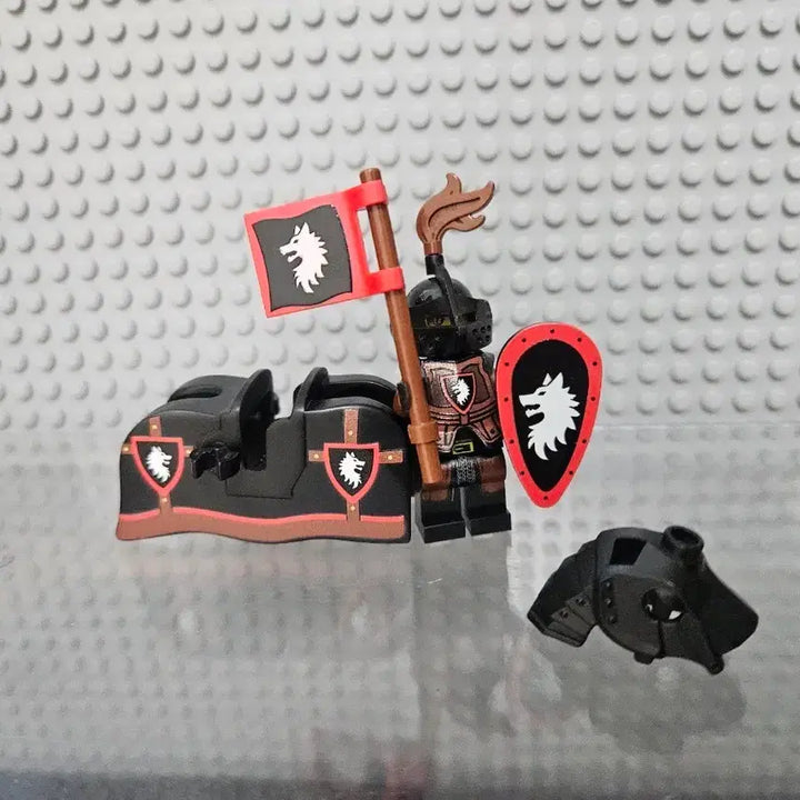 [BUNJANG] Lego Smile Brick Black Wolf Bandit Set / 레고 스마일브릭 블랙울프 마적단