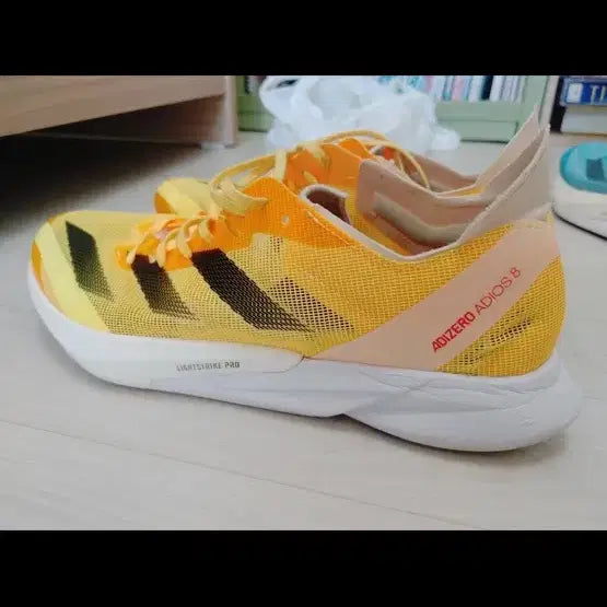 [BUNJANG] Adidas Adizero Adios 8 Running Shoes / Adidas Adizero 아디오스8 러닝화  오렌지 경량 레이싱화