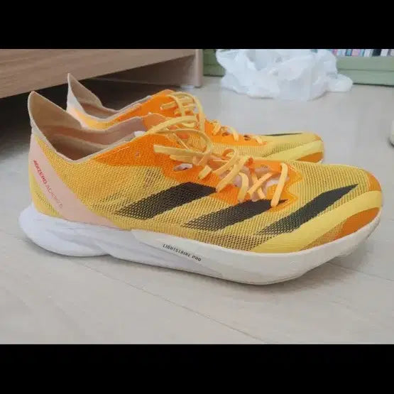 [BUNJANG] Adidas Adizero Adios 8 Running Shoes / Adidas Adizero 아디오스8 러닝화  오렌지 경량 레이싱화