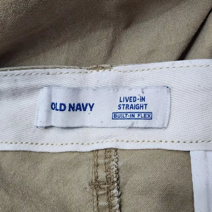 [BUNJANG] Old Navy Lived-In Straight Chino Pants - Khaki Vintage / W38L30 올드네이비 Lived-In 스트레이트 치노 팬츠 카키 빈티지