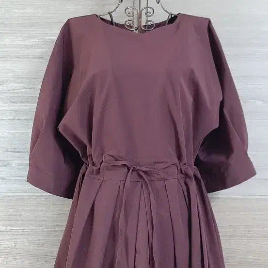 [SOLD OUT] 버건디 투톤 바스락 원피스 상태최상