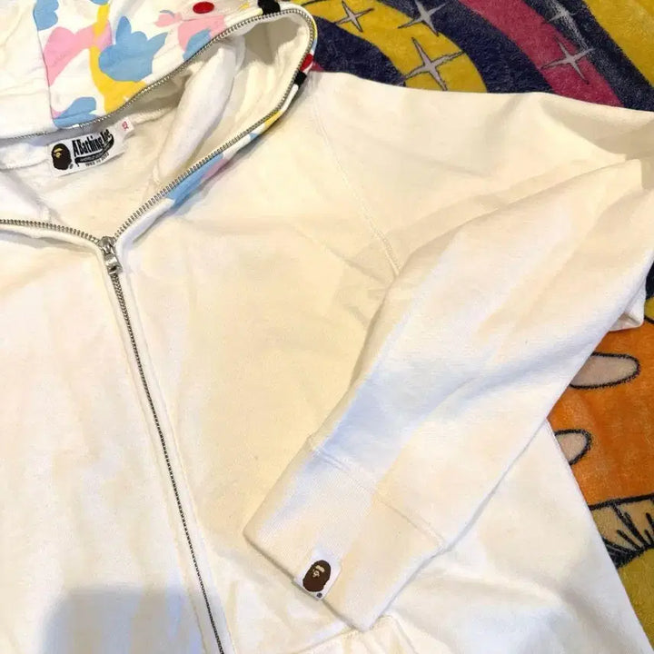 [BUNJANG] BAPE Cotton Candy Camo Shark Full Zip Hoodie / 베이프 코튼 캔디 카모 샤크 풀 집 후드